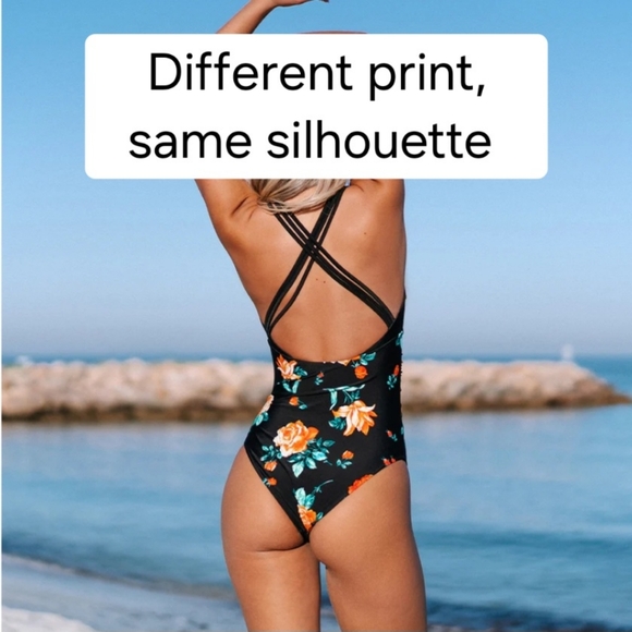 NWTCupShe XL One Piece Swimsuit - Picture 4 of 4